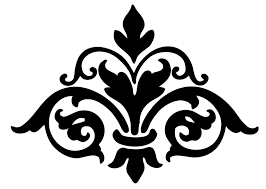Fleur De Lis Png 1024 730 Damast Trafarety Nastennaya Rospis