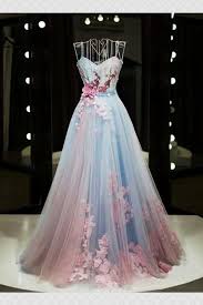 Pink Dresses Unique Dresses Dresses Blue Dresses Blue Pink Unique Prom Dresses 2019 Prom Dresses Tulle Prom Dress Senior Prom Dresses