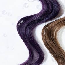 Violet turn heads and drop jaws when you achieve a beautiful, deep violet hair color with dye from l'oréal paris. Overtone S New Purple Hair Color For Brunettes Has A 4 000 Person Waitlist Allure