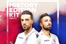 L'etichetta esterna bologna fc è tessuta. Bologna Fc Away History Kit