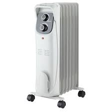 Quiet space heaters can be quite an asset to any homeowner. Comfort Zone 1 500 Watt White Electric Oil Filled Radiator Space Heater With Silent Operation Cz8008 The Home Depot