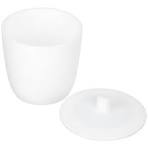 PTFE Crucible with Lid Labs Melting Pot Metal Cover White ...