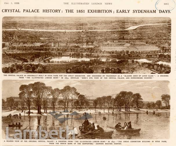 CRYSTAL PALACE, SYDENHAM, UPPER NORWOOD - LandmarkLandmark