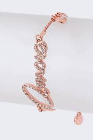 Amore Bracelet 3 3 Adjustable Knot Bracelet Script Bracelet Fashion Jewelry Necklaces