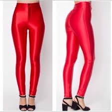 American Apparel Original Red Disco Pant S