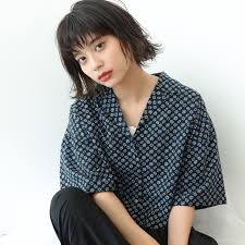 髪型はボブパーマで恋の予感ゆるふわ度100ヘアカタログ Arine