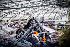 You can see all the sports where red bull is official sponsor. Konzept Hangar 7