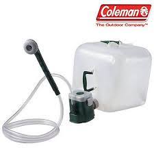New Coleman Portable Shower Water Carrier Kit With Motor Pump Outdoor Camping Portable Shower Portable Camping Shower Camping Shower