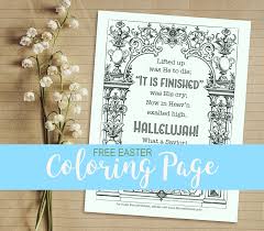 Strength for today and bright hope for tomorrow! It Is Finished Coloring Page Flanders Family Homelife