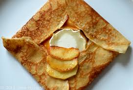 French Crepes With Goat Cheese And Salted Caramel Apples Del S Cooking Twist Recipe Caramel Apples Recipe Food Caramel Apples