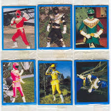 1996 Power Rangers Zeo Stickers Issued With Kelloggs Frosties