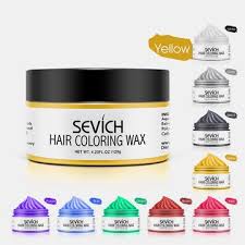 9 ألوان يمكن التخلص منها شمع تلوين الشعر للجنسين تصفيف سريع لون الشعر الطين Diy صبغ كريم Hair Color Hair Color Cream Wax