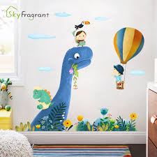 These bedroom makeover ideas for boys and girls work for children of all ages. Cartoon Wall Sticker Kids Room Decoration Bedroom Bedside Wall Decor Cute Dinosaur Animal Stickers Home Decor Boys Room Decor Wall Stickers Aliexpress