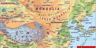 In the east, along the shores of the yellow sea and the east china sea there are extensive and densely. Karte Von China Ubersichtskarte Regionen Der Welt Welt Atlas De
