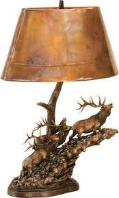 Need a small cabin for your property? Cabela S Yellowstone Wildlife Lamps 239 99 Lamp Cabin Lighting Rustic Lighting