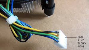 Typical power wiring color codes. 4 Wire Pc Fan