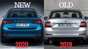 Design emotive, aerodinamică îmbunătătită si faruri matrix led. 2020 Skoda Octavia Vs 2019 Skoda Octavia New Vs Old Youtube