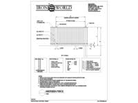 Progecad is a professional 2d/3d dwg cad application with the same dwg drawings as acad. Fences And Gates Exterior Improvements Download Free Cad Drawings Autocad Blocks And Cad Drawings Arcat