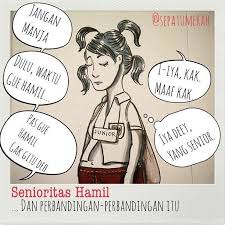 Sedih wow bayi kartun menangis wow sedih menangis bayi. 16 Ilustrasi Lucu Tentang Ibu Hamil Newbie Oleh Okke Sepatumerah Hayo Siapa Sepakat