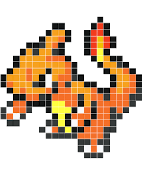 Fire Dinosaur Stickers Muraux Stickaz Pixel Art Pokemon Point De Croix Pokemon Dragon Point De Croix
