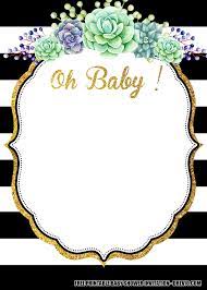 Free Flower Baby Shower Invitation Templates Downloadable Free Baby Shower Invitations Baby Shower Invitation Templates Baby Birthday Invitations