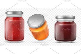Download Jam Jars Glass Containers For Fruit In 2020 Glass Containers Jar Fruit PSD Mockup Templates