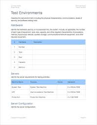 Test Plan Template Excel Sheet Sheet