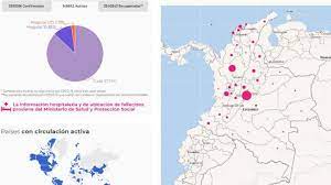Total and new cases, deaths per day, mortality and recovery rates, current active cases, recoveries, trends and timeline. Mapa De Casos Y Muertes Por Coronavirus Por Departamentos En Colombia Hoy 9 De Junio As Colombia