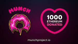 This will happen naturally through the story, so don't stress over it … Munch Hits Record Breaking 1000 Eth Charity Donation Milestone Press Release Bitcoin News Crypto App Co
