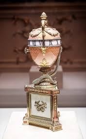 One of the missing imperial eggs on display at warski. A Brief History Of The Faberge Egg Artsy