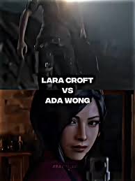 Lara Croft and Ada Wong