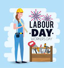 Labor day, the first monday in september, is a creation of the labor movement and is dedicated to the social and economic achievements of american workers. Labour Day Image With Woman Mechanic With Equipment 668570 Download Free Vectors Clipart Graphics Vector Art