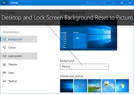 Check spelling or type a new query. Windows 10 Fix Desktop And Lock Screen Background Slideshow Reset To Picture Askvg