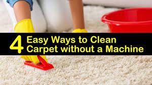 4 Easy Ways To Clean Carpet Without A Machine Carpet Cleaner Ideas Of Carpet Cleaner Carpetcleaner How To Clean Carpet Diy Carpet Cleaner Diy Carpet