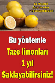 Taze Limon Uzun Sure Nasil Saklanir Evde Nasil Yapilir Limon Taze Taze Meyve