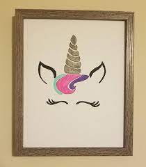 So the pictures of dolls, flowers paintings can teach her to arrange things more nicely. Unicorn Painting Girls Room Decor Cute Unicorn Name Sign Gifts For Girls Nursery Decor Unicorn Unicorn Wall Painting Baby Room Paintings Girls Room Paint