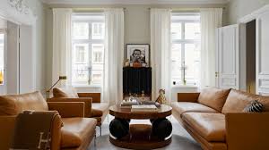 Natural textures including a brown leather sofa enliven this living room by utah based interior design firm. Living Rooms With Leather Sofas Leather Couch Design Ideas