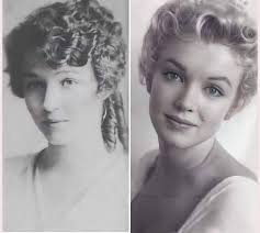 Gladys Pearl Baker and her daughter, Norma Jeane Baker (Marilyn Monroe).