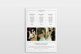 Are you looking for wedding price list design images templates psd or png vectors files? Photography Visual Arts Wedding Photography Price Sheet Pl0002 Price List Photoshop Template Wedding Photography Pricing Guide