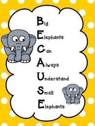 Because A Spelling Aid Teaching Spelling Mnemonics Spelling Strategies