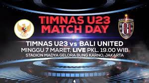 Adzan jadwal sholat indonesia is especially designed to indicate the accurate prayer time (jadwal sholat) for the majority of the cities of indonesia. Jadwal Siaran Langsung Timnas Indonesia U 23 Vs Bali United Live Streaming Indosiar Di Sini Gratis Tribunnews Com Mobile
