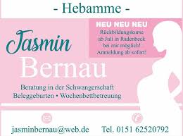 Bei der anmeldung zur geburt besprechen wir mit ihnen offene fragen und klären mögliche besonderheiten ab. Hebamme Jasmin Bernau Posts Facebook