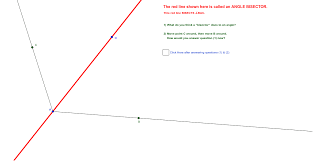 Maybe you would like to learn more about one of these? Angle Bisector Definition Geogebra