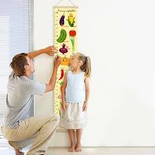Growth Ruler Vegetables Height Chart For Baby Growth Chart Canvas Personalized Height Chart Nursery Wall Decor Newborn Gift
