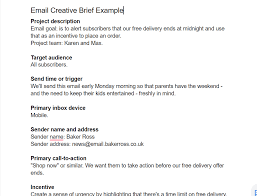 Maybe you would like to learn more about one of these? How To Create An Email Creative Brief Free Template