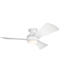 You can buy a ceiling fan without any lights, but you can buy it later and mount it on the fan. Kichler 330151mwh Sola 44 Inch Matte White Ceiling Fan