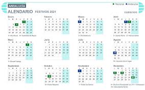 Calendario oficial de festivos en barcelona para 2021: Calendario Laboral Andalucia 2021 Festivos Y Puentes Andalucia