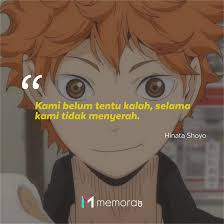 Aplikasi bbm merupakan merupakan aplikasi percakapan yang saat ini lagi populer di. 40 Kata Kata Mutiara Haikyuu Penuh Motivasi Memorable With Us