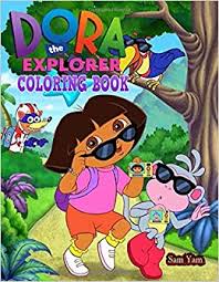 Take out the crayons and get ready for coloring fun with free coloring pages from coloringpages7.info! Dora The Explorer Coloring Pages For Kids Drawing With Crayons