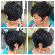 If you are looking for layered hair styles for your short bob hair, check out this gallery, a lot layered short bob hairstyles pictures. Hotkis 100 Human Hair Thick Hair Long Bangs Short Layered Cut Wigs Glueless Short Hair Black Bob Wigs For Black Women Layered Bob Style 1b Human Hair Pieces Wigs To Buy From